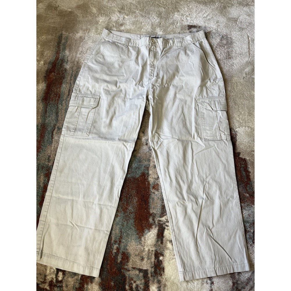Chaps Cargo Pants Mens Large Utility Pocket Straight‎ Leg Casual Outdoor Hiking
